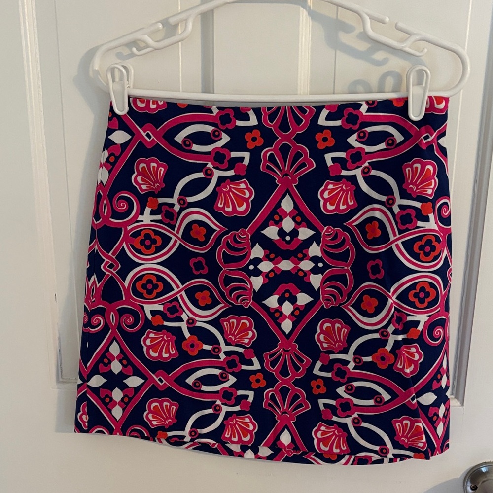 Vineyard Vines Pink and Blue Mini Skirt